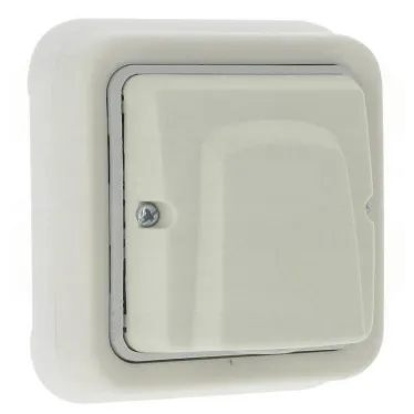 Вывод кабельный с зажимом, цвет белый