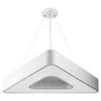 Светильник LED Geometria Delta SPO-153-W-40K-030 30Вт 4000К 2100Лм IP40 600х80 белый подвесной драйвер внутри