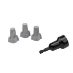 Соединительный изолирующий зажим с лепестками СИЗ-15 14,9 мм (4-16 кв мм), серый (10 шт./уп.), REXANT