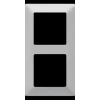 Valena LIFE Рамка 2 поста алюминий универсальная