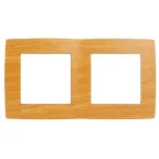Рамка на 2 поста, Эра12, ольха, 12-5002-07