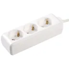 Удлинитель бытовой 3 розетки шнур 3м с заземлением 16А