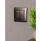 Валенсия лицевая панель выключателя 2-кл. 10А графит