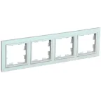 BRITE Рамка 4 поста РУ-4-БрЖ жемчуг