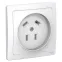 BLANCA скрытой установки розетка силовая 3р+n, 32а, 400в, белый