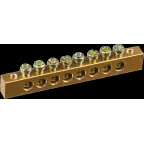 Шина нулевая 6х9мм 8/2 (8групп/крепеж по краям)