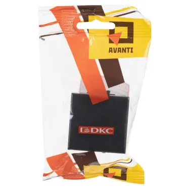 Avanti Выключатель ''Черный квадрат'', 16A, 2 модульный