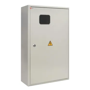 Щит учетно-распределительный навесной ЩРУн-3/48о IP31 однодверный с окном 630х400х160