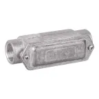 Коробка протяжная алюминиевая 2 ввода 180 градусов М32х1.5 IP55 146х45х57мм