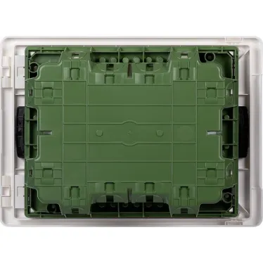 Щит распределительный встраиваемый ЩРв Practibox3 1х8м земля+нейтраль белая дверь