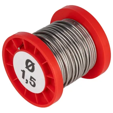 Припой для пайки ПОС 61 проволока d 1.5 мм катушка 100 гр