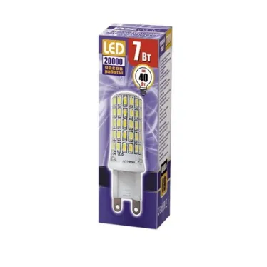 Лампа светодиодная LED 7Вт G9 400Лм 220V/50Hz белый