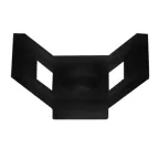 Площадка для крепления стяжки (ПС-2) 29x15 мм, черная, 100 шт,