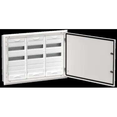 TITAN 5 Корпус металлический ЩРв-108 (3х36) 630х885х130мм IP31 белый (две двери)