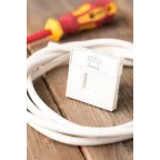 Розетка RJ-11 (ширина 2 модуля)