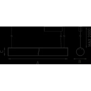 Светильник T120 1150 LED 3000K (38W)