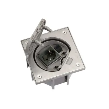 Connect Основа влагостойкая IP66 с розеткой с заземлением К45 и коннектором RJ45 кат.5