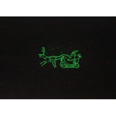 Проектор Laser Дед Мороз мультирежим 2 цвета, 220V, IP44 ENIOP-02 ЭРА