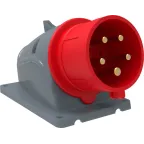 Вилка стационарная ССИ-525 32А 3Р+РЕ+N 380В IP44