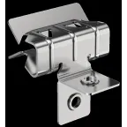 Зажим балочный верт. 1-5мм с отгибом и резьбой М8 HDZ