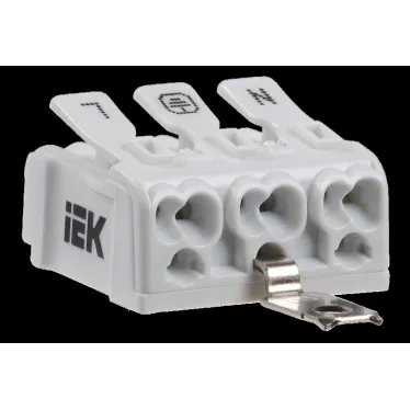 Клемма пружинная соединительная КСПз3-L+N+PE