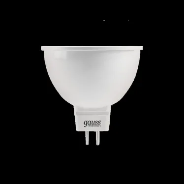 Лампа светодиодная LED 7 Вт 550 лм 4100К софит MR16 нейтральный GU5.3 AC 220В Elementary Gauss
