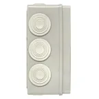 Коробка распаячная КМР-050-043 пылевлагозащитная 12 мембранных вводов уплотнительный шнур (240х190х90) PROxima