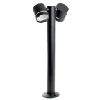 Светильник ДТУ-2х15w столб GX53 без ламп IP54 черный