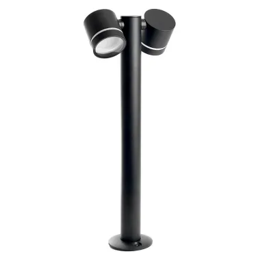 Светильник ДТУ-2х15w столб GX53 без ламп IP54 черный