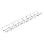 Проволочный лоток 100х35х3000, толщ. 3,5 мм, гальван. цинк