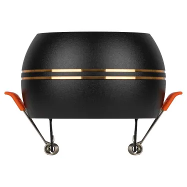 Светильник встраиваемый KL81 BK/GD алюминиевый GX53 черный/золото (40/960)