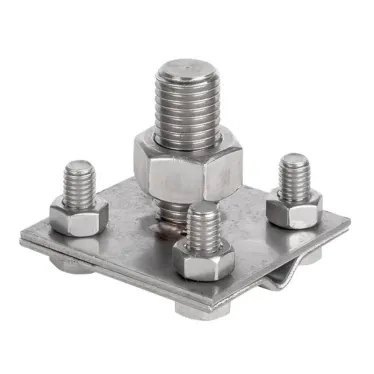 Зажим прута на штыре, пластина d (56x56)мм Ni PROxima