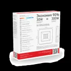 Прожектор светодиодный ДО 30 Вт 2550 лм 6500К AC 220В IP65 118х131х30мм Elementary PROMO Gauss