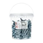 Дюбель-гвоздь 6х40 грибовидный бортик, полипропилен (150шт)