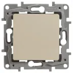 ETIKA Переключатель одноклавишный слоновая кость винтовые зажимы 10A