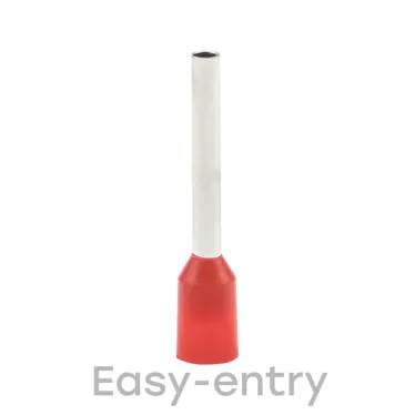 Наконечник штыревой втулочный изолированный НШвИ 1.0-12 (50шт)