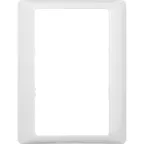 Valena LIFE Рамка 1 пост для двойных розеток белая