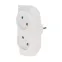 Двойник электрический 10А вертикальный без заземления, белый