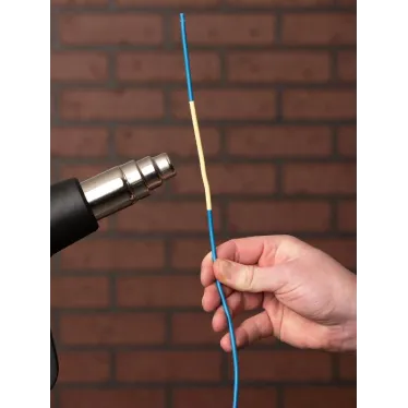 Трубка термоусаживаемая ТУТ нг 4/2 желтая в отрезках по 1м PROxima