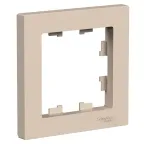 ATLASDESIGN рамка однопостовая, ПЕСОЧНЫЙ