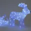Фигура LED Олень с санями, 220V ENIOF - 11