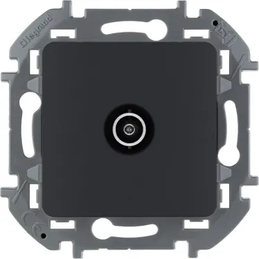 Розетка TV оконечная 10 дБ 5 862 мГц INSPIRIA антрацит