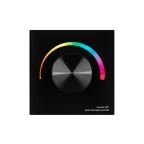 Панель SMART-P8-RGB-G-IN Black (12-24V, 3x4A, Rotary, 2.4G) (Arlight, IP20 Пластик, 5 лет) | 033763 | Arlight