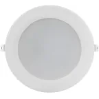 Светильник светодиодный встраиваемый ДВО 1716 белый круг 18Вт 6500К IP40