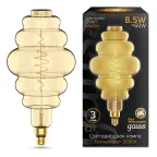 Лампа светодиодная LED Filament Honeycomb E27 8.5W Amber 660lm 2000K 1/2 | 161802105 | Gauss