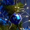 Гирлянда на елку LED белый 10 веток 2м от батареек