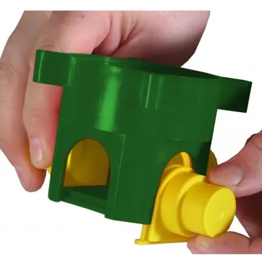 Коробка распаячная д/монолит.стр-ва 120х80х60мм с крышкой 8 выводов IP44