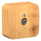 Коннектор ТВ BLANCAс изоляционной пластиной ясень