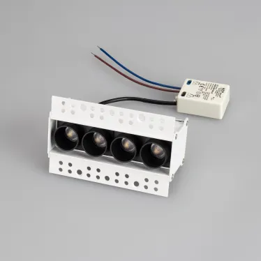 Светильник MS-ORIENT-BUILT-TRIMLESS-TC-S38x127-10W Warm3000 (WH-BK, 30 deg, 230V) (Arlight, IP20 Металл, 5 лет) | 031924 | Arlight