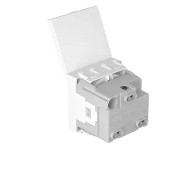 Avanti Розетка с крышкой ''Белое облако'', 2P+E, 2 модульная